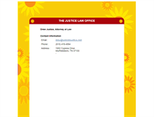 Tablet Screenshot of justicelawoffice.com